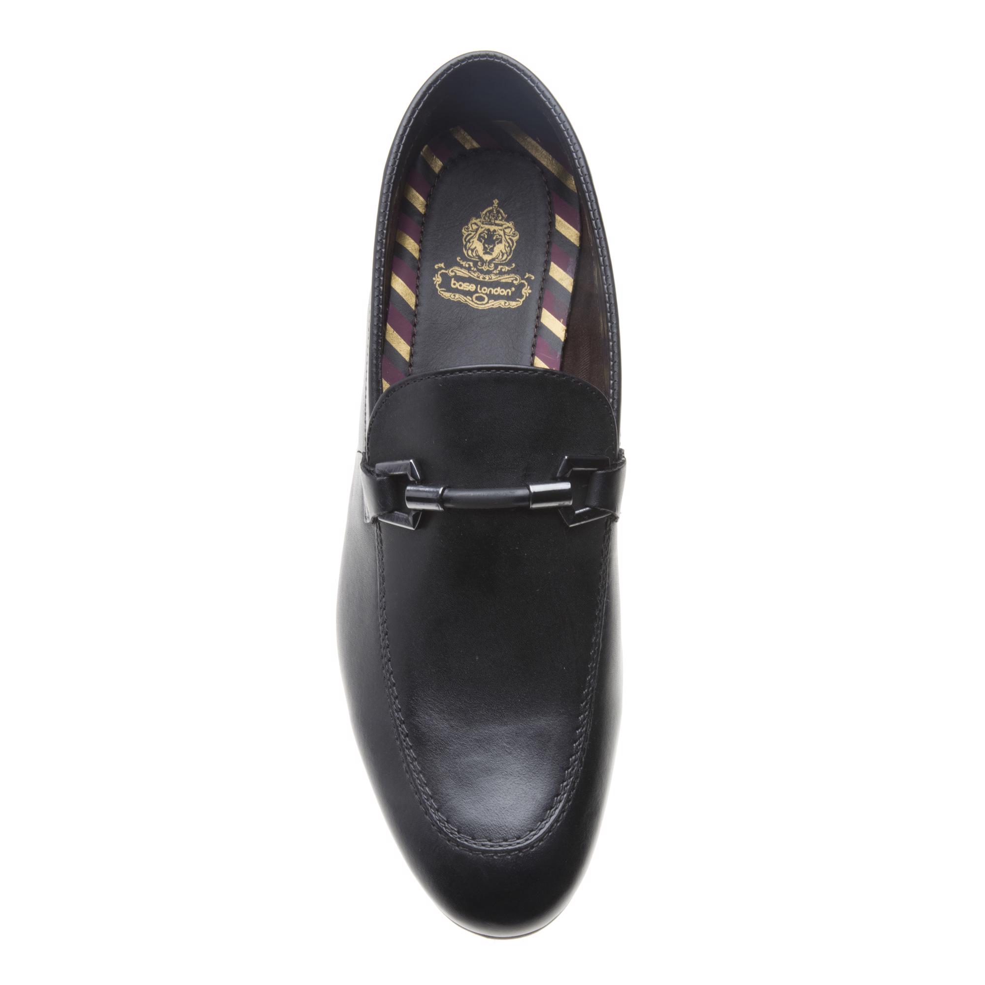 Base London Soprano Leather Men's Slip-On Designer Loafer Shoes 