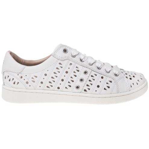 Womens White Ugg® Milo Perf Trainers at 