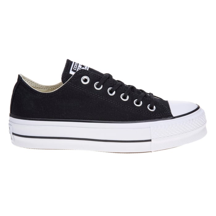 Womens black Converse All Star Lift Ox Trainers | Soletrader