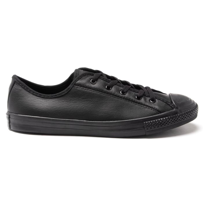 Womens black Converse All Star Dainty Ox Trainers | Soletrader