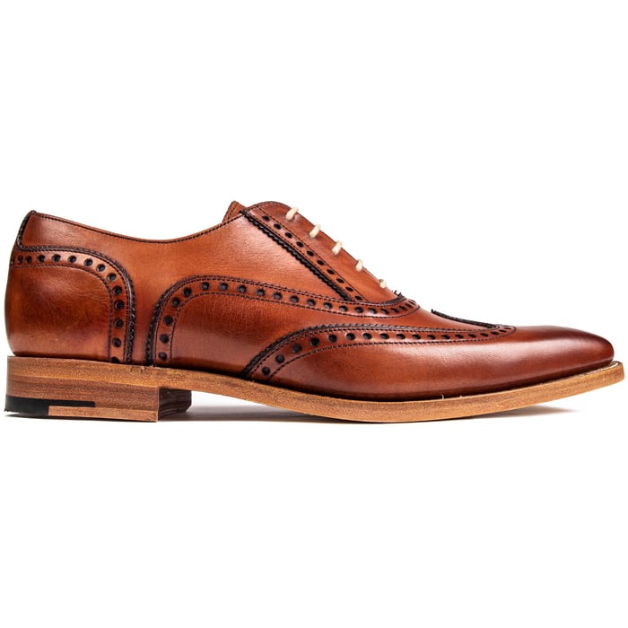 Mens Shoes Lace-ups Brogues Barker Tech Turing Leather Brogues in Brown for Men 
